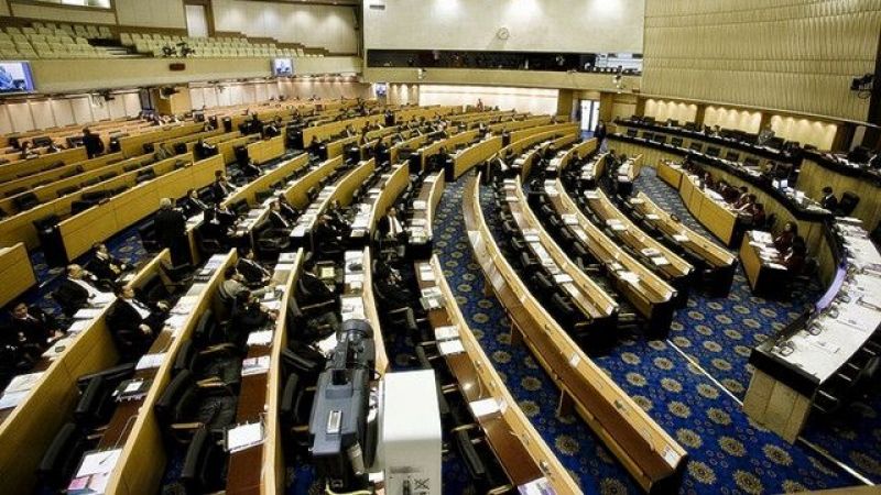 Milletvekili meclis konuşmasında kolunu kesti