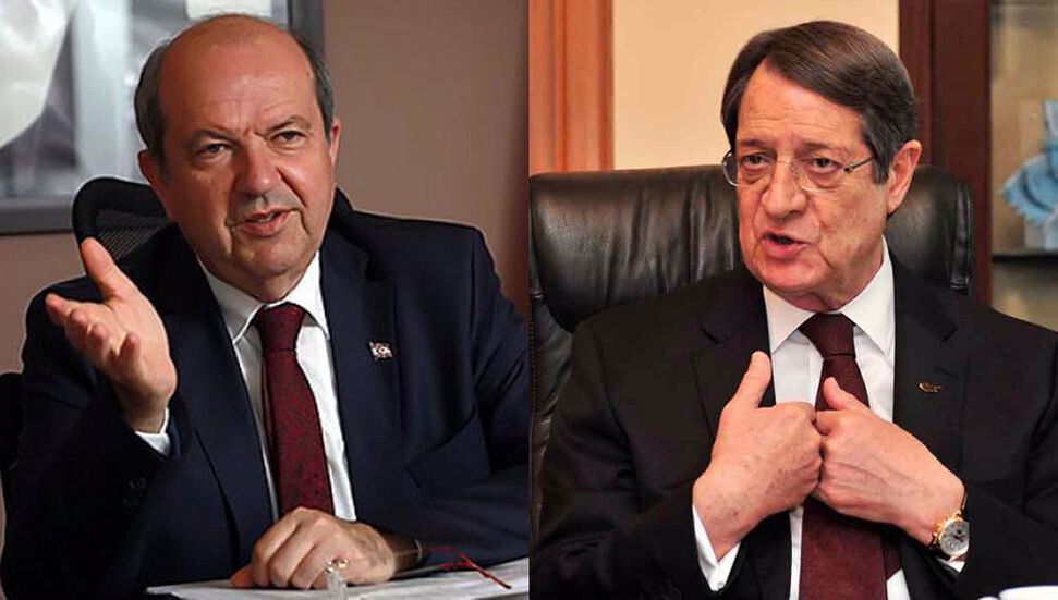 KKTC Cumhurbaşkanı Ersin Tatar ile Kıbrıs Rum Yönetimi Lideri Nikos Anastasiadis bir araya geldi!