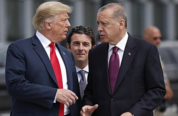 Erdoğan, Trump ile görüştü