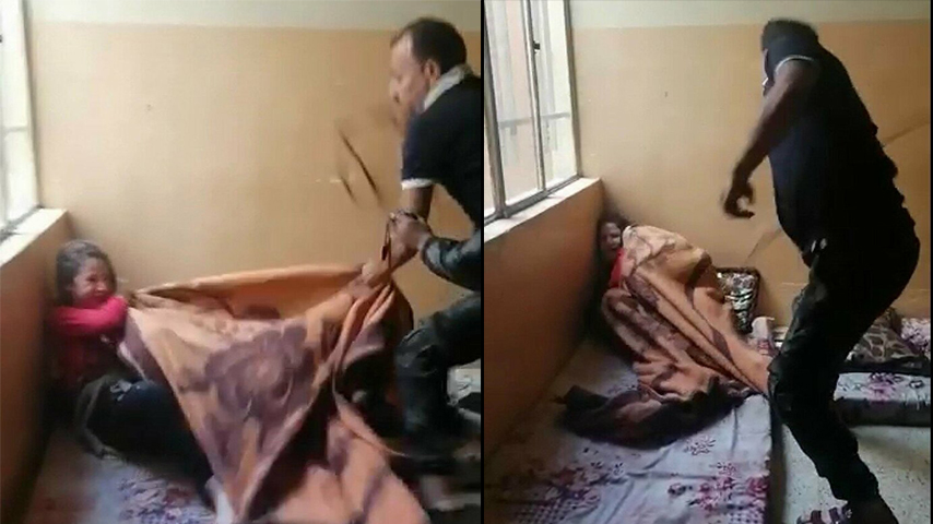 Babadan çocuklarına kemerli işkence​​​! Anne çocuklarının kurtarılması için yetkililere seslendi
