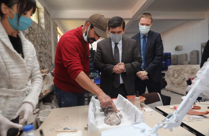 Kibryra Antik Kenti'nde Roma dönemine ait eserler bulundu