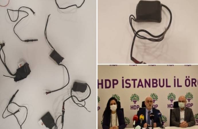 HDP İstanbul İl binasında dinleme cihazları bulundu