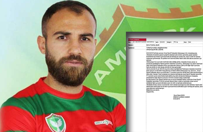 Skandal... Futbolcuyu hakemin ‘yok’ raporuna rağmen cezalandırdılar!