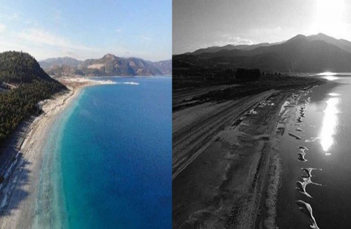 2 milyon yılda oluşan Burdur'daki Salda Gölü, şimdide kuraklık tehdidi altında!