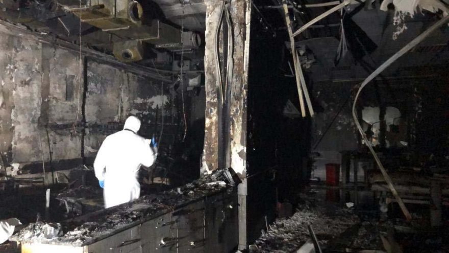 Gaziantep'teki hastane yangınında yaşamını yitirenlerin sayısı 13’e çıktı