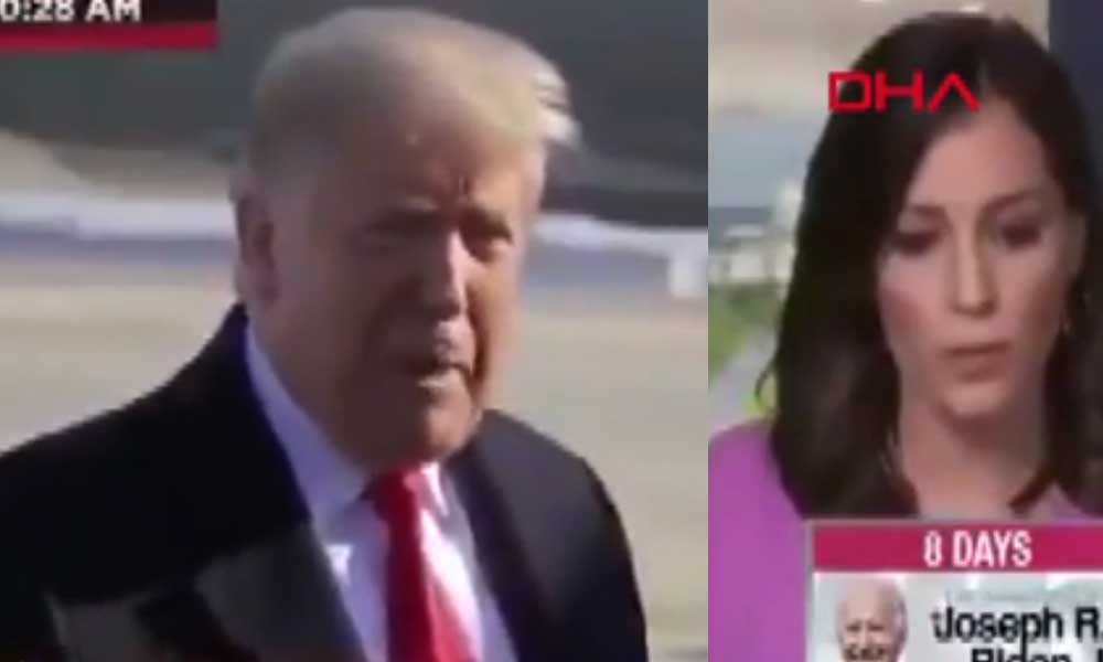 Trump’ı canlı yayından aldılar: ‘Başkan sapmaya başladı’