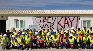 Kayı işçileri TRT'yi alkışlarla protesto etti: 'Devletin kanalı 8 gündür bir tane haberimizi yapmamış'