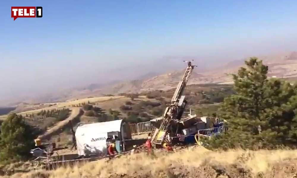 Kapodakya'daki 'altın'cı şirketin çalışmaları böyle görüntülendi: Halk talana karşı yardım istiyor