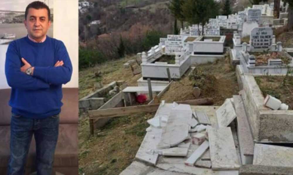 Yaptığı haberler sebebiyle annesinin mezarı parçalandı