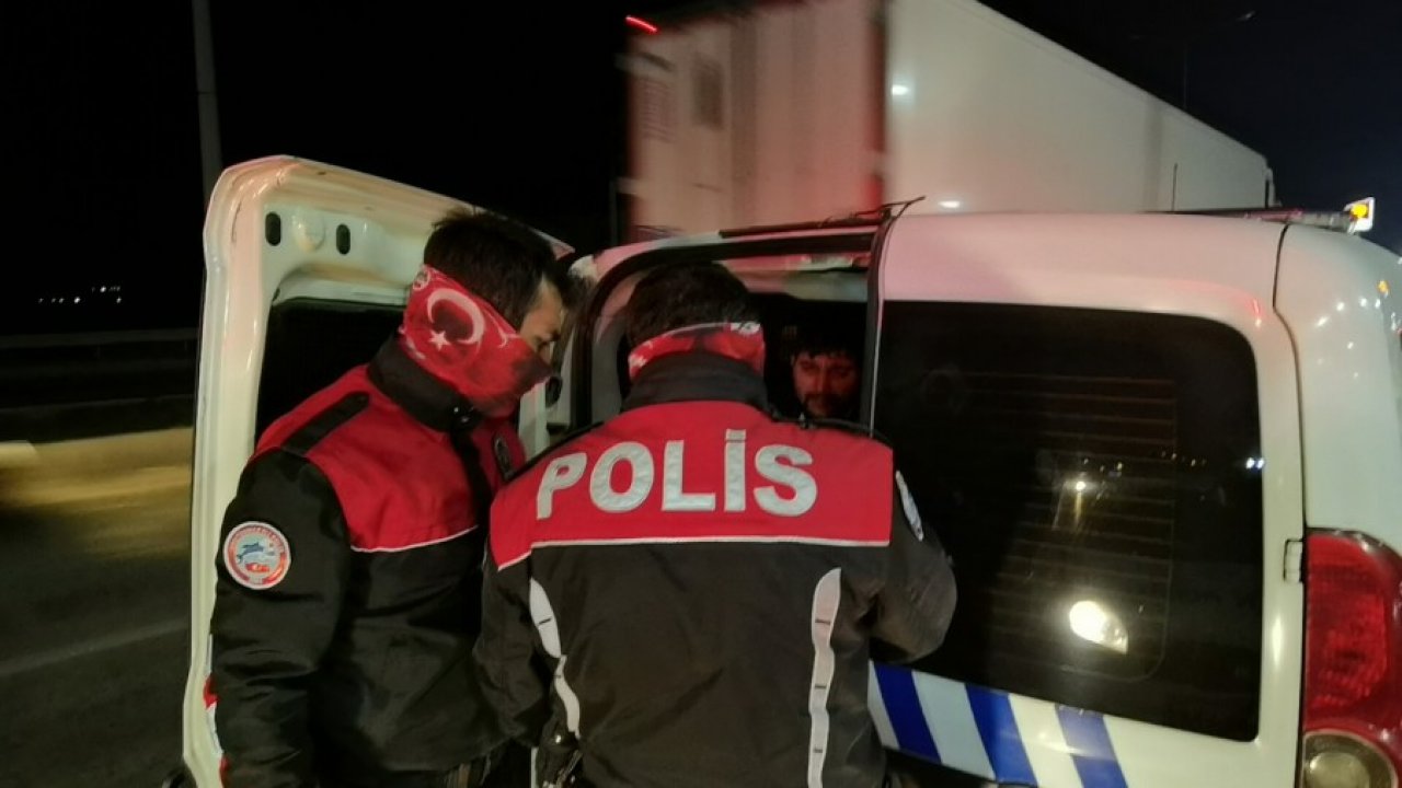 Dur ihtarına uymadı araçtan uyuşturucu çıktı