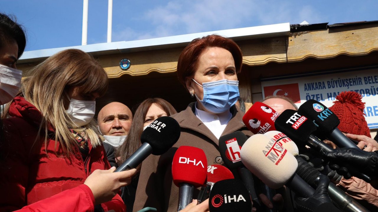 İYİ Parti lideri Akşener: Sorumlu Erdoğan'dır, bunu kendisi de kabul etmiştir