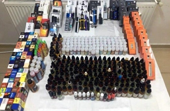 Didim’de kaçak elektronik sigara satışına 2 gözaltı