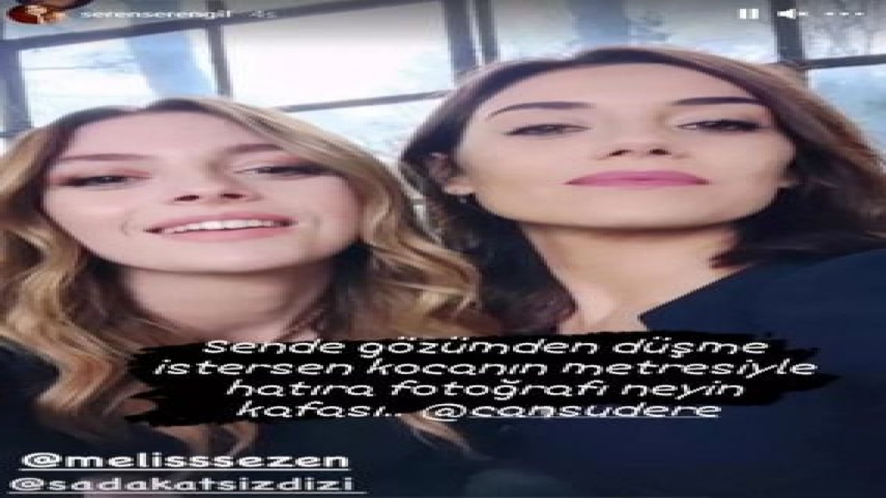 Sadakatsiz dizisi şaşırttı, Seren Serengil'e gönderme
