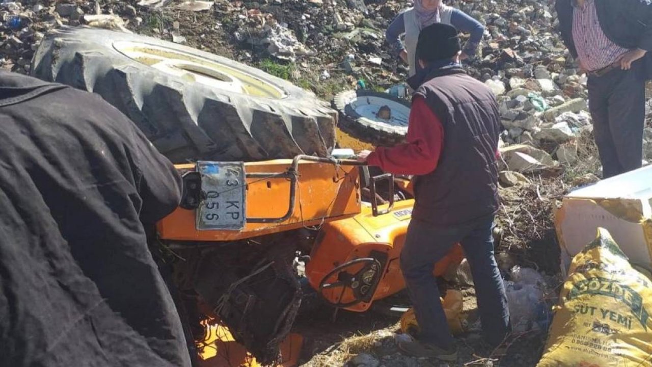 Mersin’de devrilen traktörün altında kalan çiftçi hayatını kaybetti