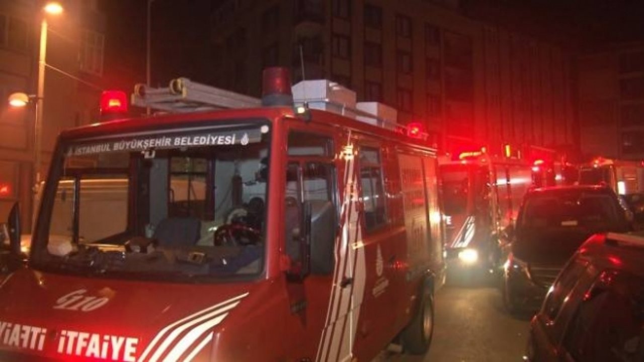 Şişli'de lastik deposunda yangın çıktı