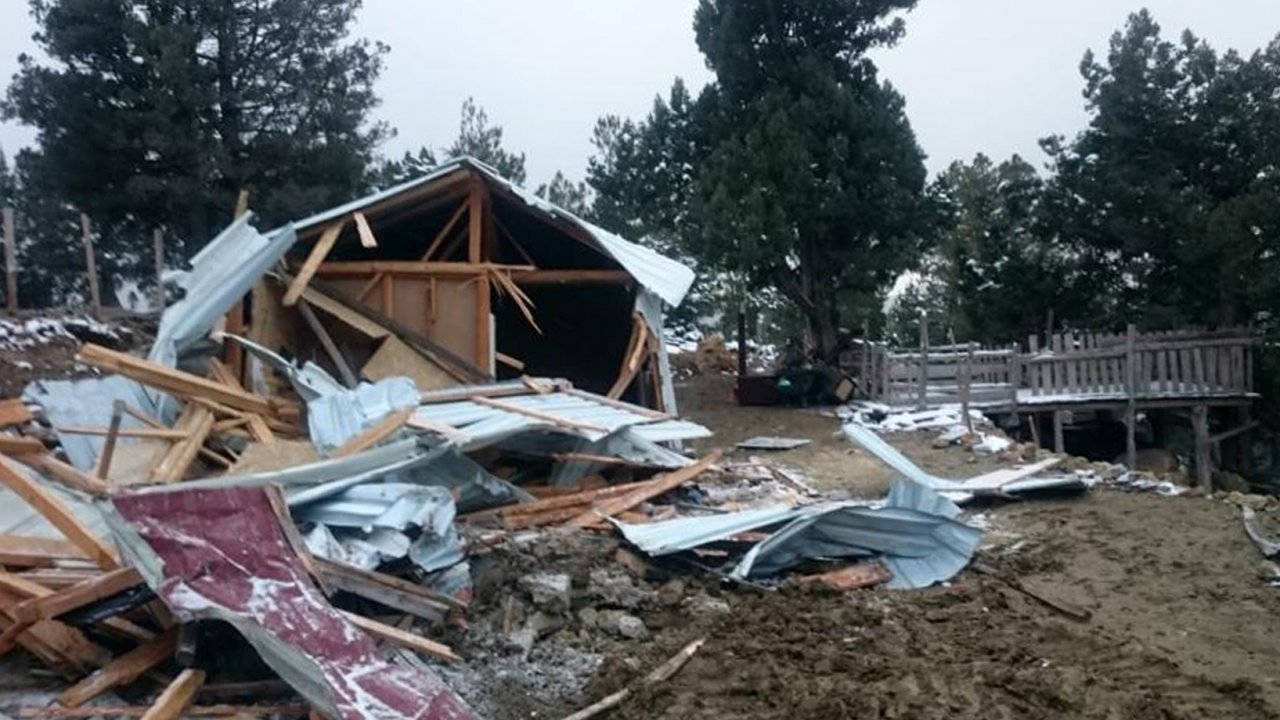 Manavgat sakinleri evsiz kaldı