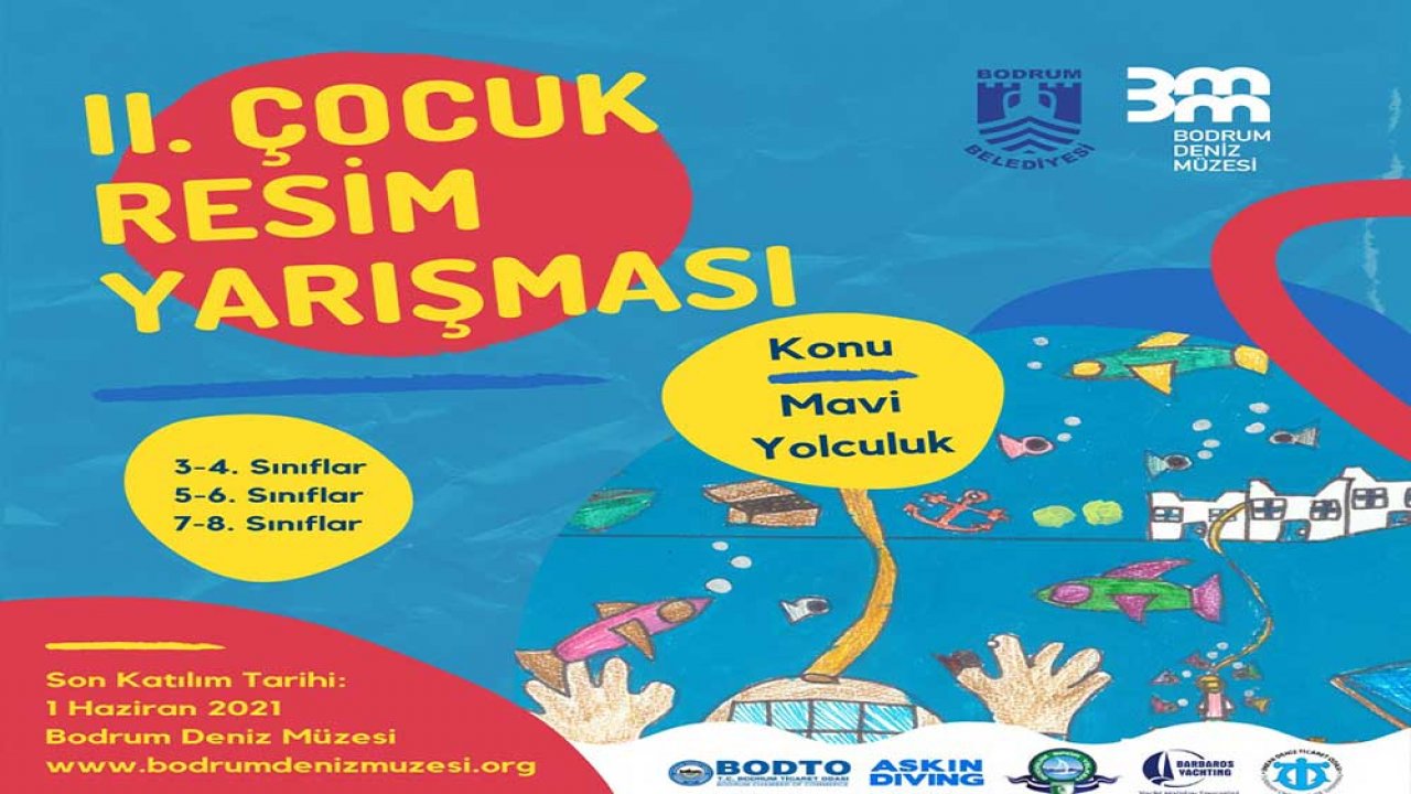 Bodrumlu çocuklar mavi yolculuğu çizecek