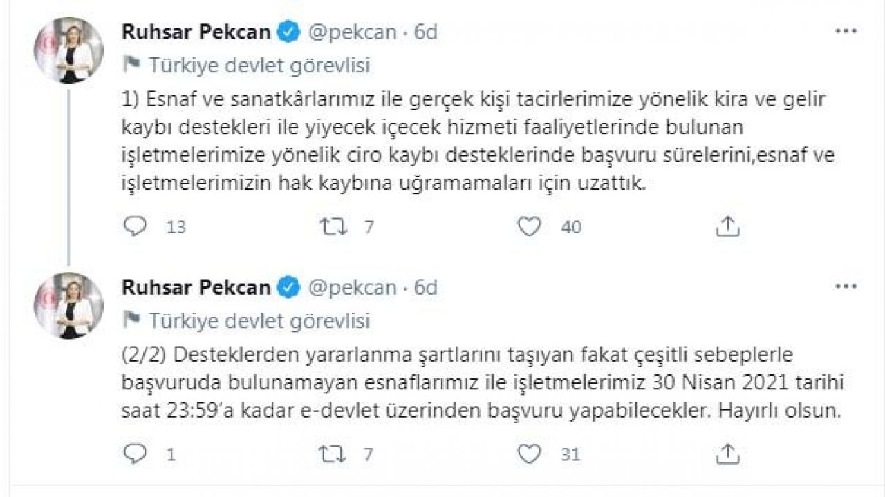 Ciro kaybı desteklerinde başvuru süreleri uzatıldı!
