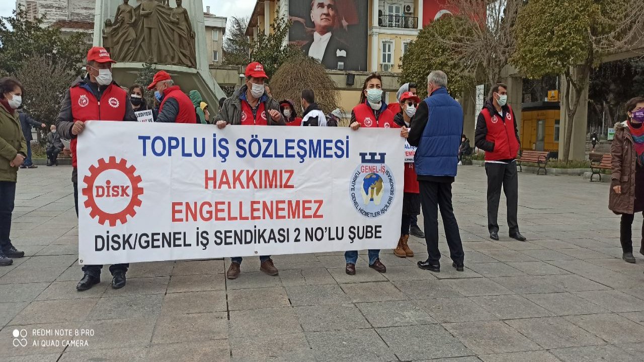 İşçiler toplu iş sözleşmesinin yapılamasını talep etti