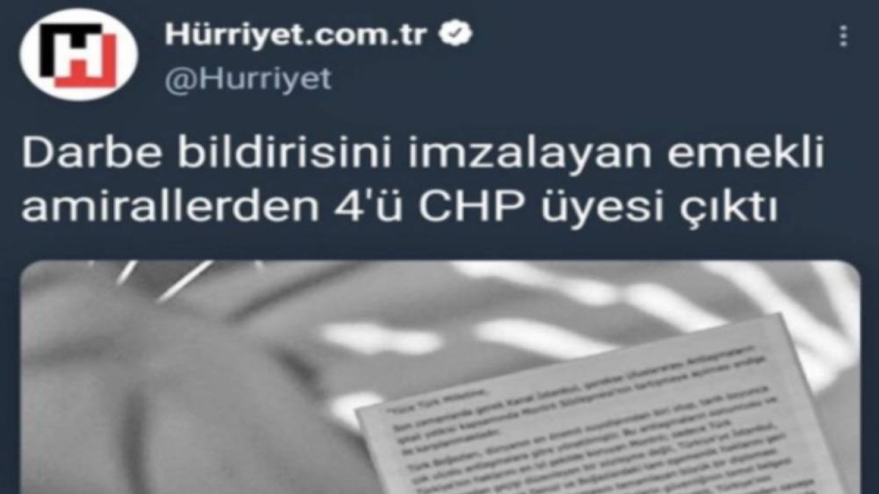 Erdoğan ‘yakında göreceksiniz’ dedi: Hürriyet, emekli amirallerin ailelerini isim isim hedef gösterdi