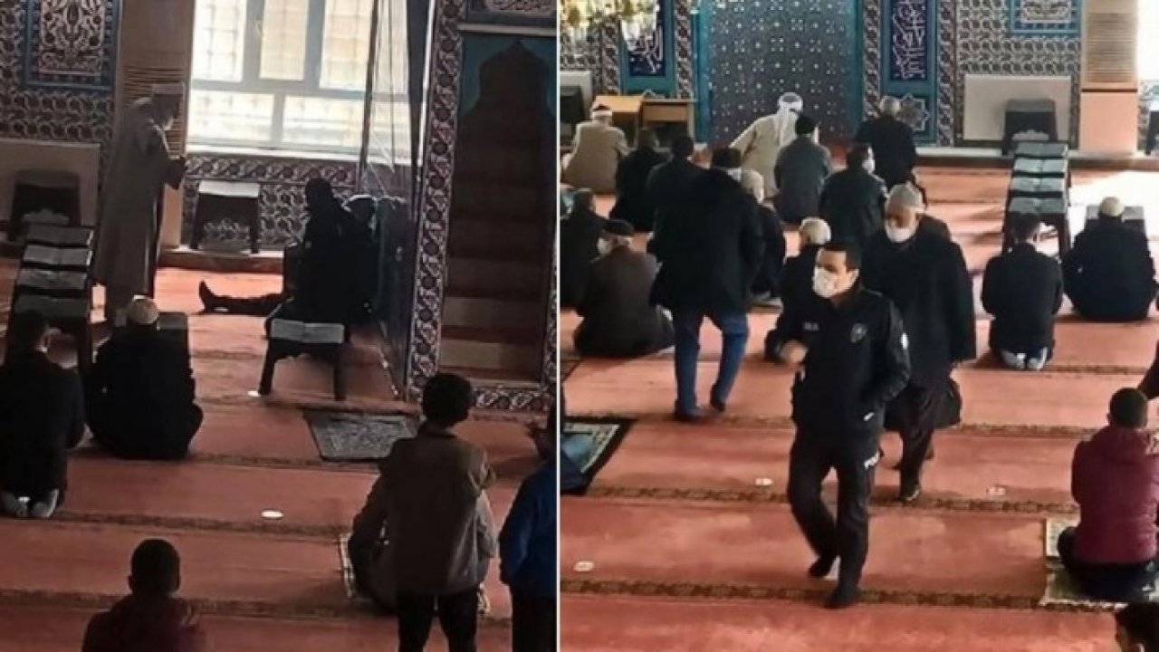Karantinada olması gereken kişi cuma namazında yakalandı, yasal işlem yapılmadı