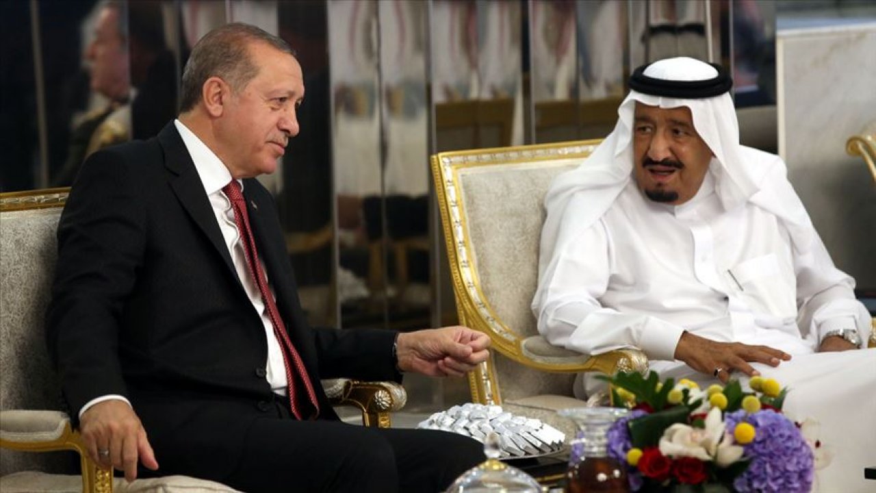 Cumhurbaşkanı Erdoğan, Suudi Arabistan Kralı Selman'la görüştü