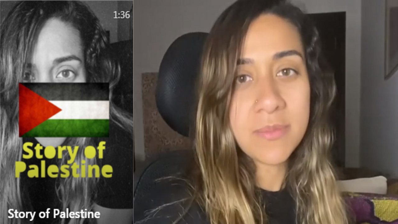 Eman Askar, Filistinlilerin yaşadıklarını yazdığı şarkıyla dünyaya duyurdu