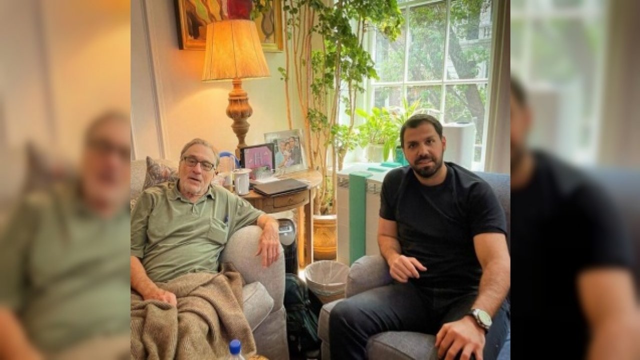 Baran Süzer'den Oscarlı oyuncu Robert De Niro’ya geçmiş olsun ziyareti