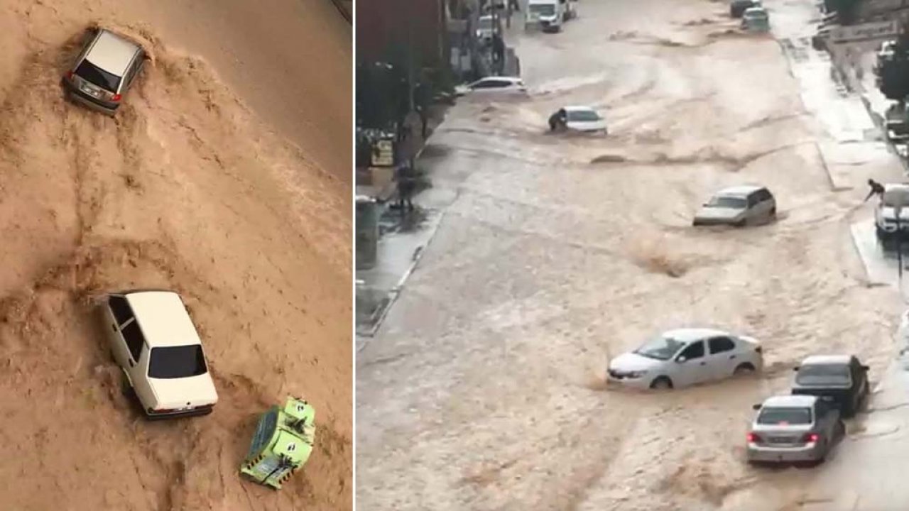 Ankara'da yoğun sağanak sonrası sel