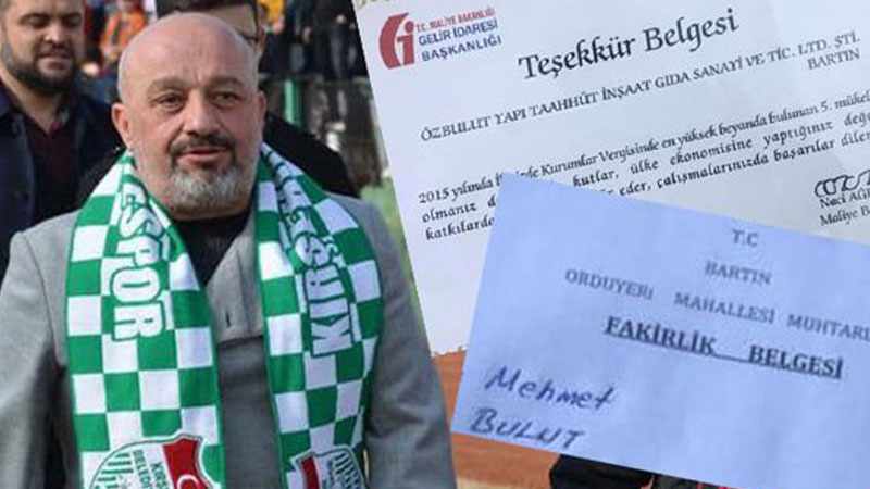 Vergi rekortmenleri listesindeydi; Trabzonlu iş insanı fakirlik belgesi aldı