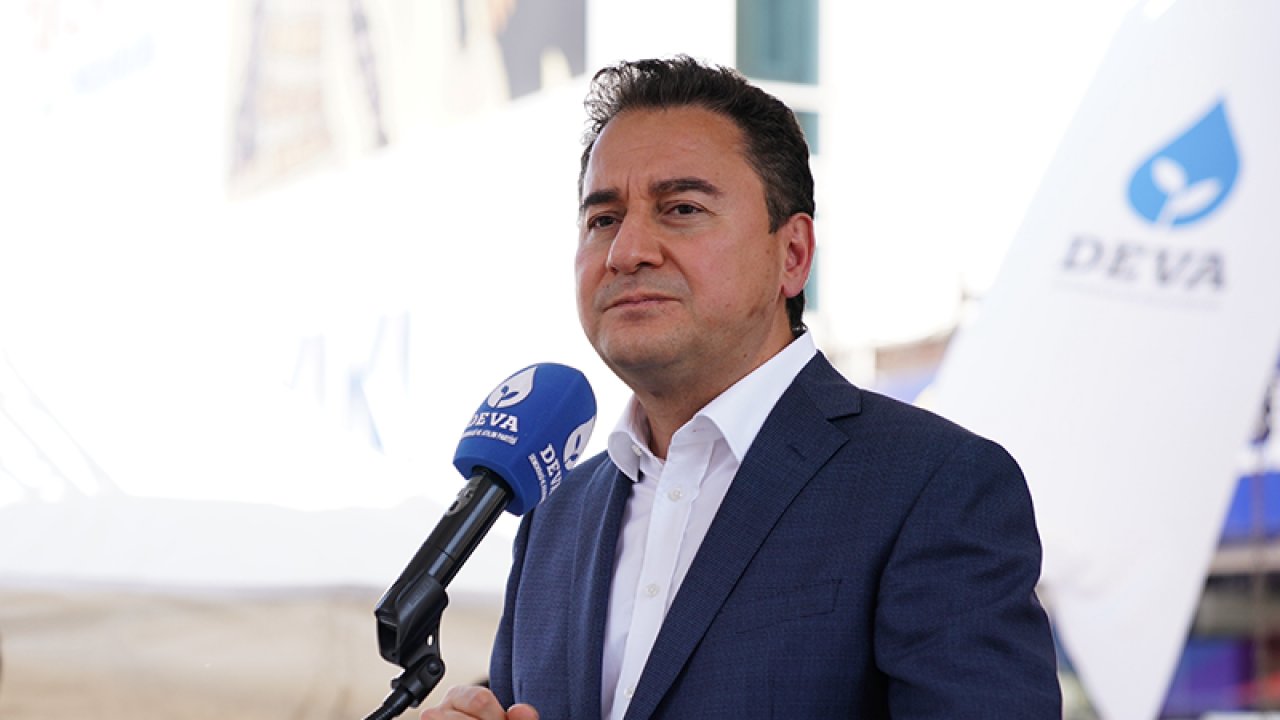DEVA Partisi lideri Ali Babacan'dan Cumhur İttifakına: Bu mu koalisyonların bitmiş hali?