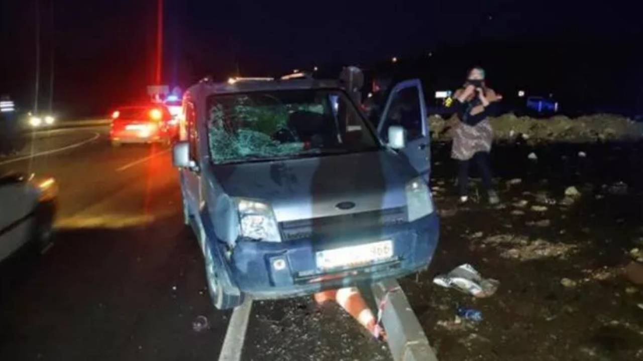 Kütahya'da korkunç kaza! 1 polis şehit oldu