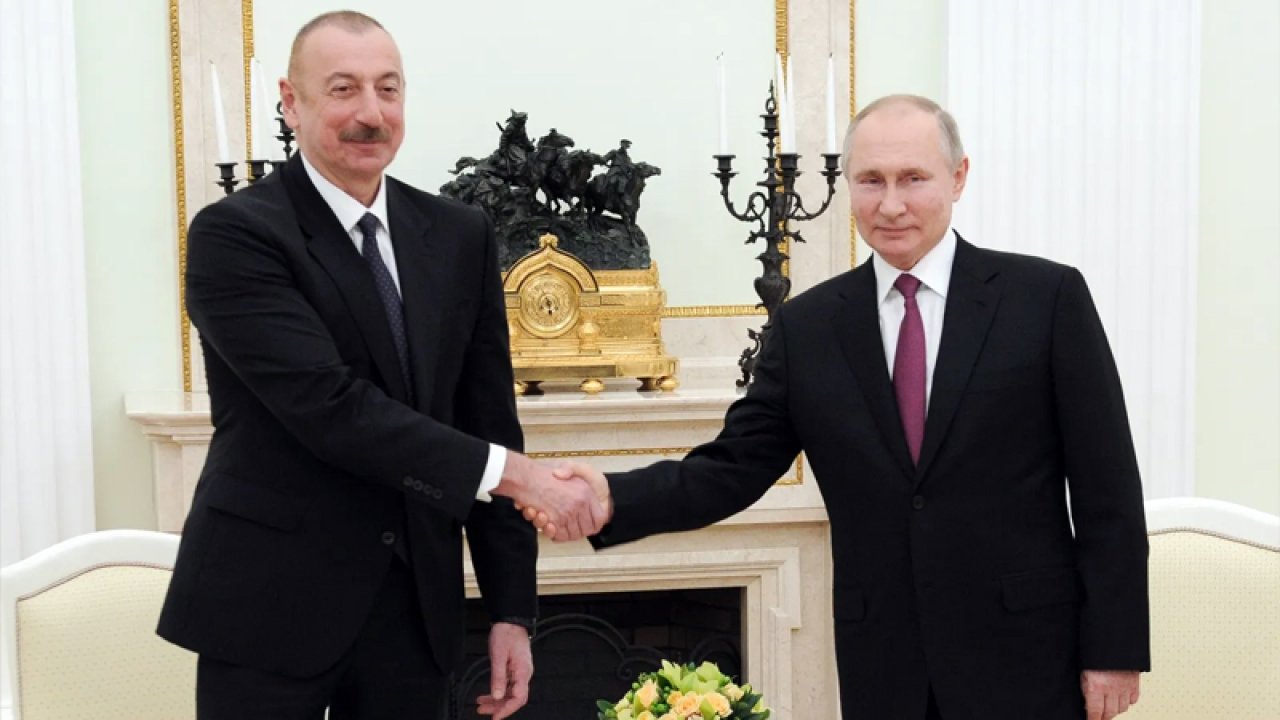 Putin ile Aliyev Moskova'da bir araya geldi; bölgesel sorunlar ele alındı