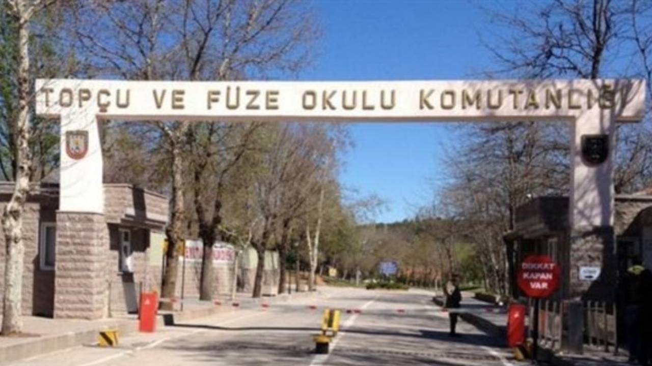 Polatlı'daki Topçu ve Füze Okulu Komutanlığında bir kişi yangın çıkarmaya çalıştı
