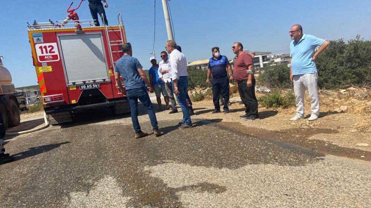 Didim’de çıkan yangın kontrol altına alındı