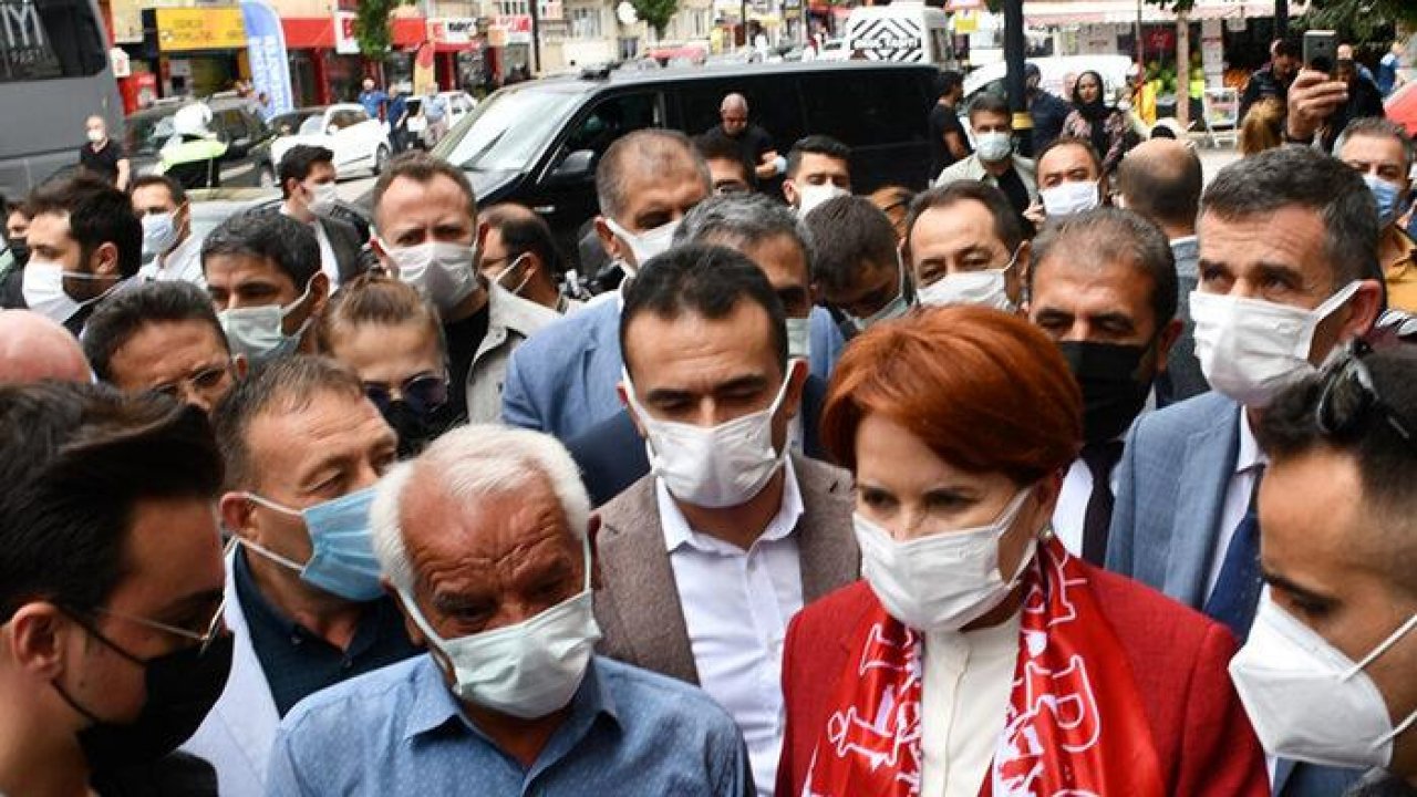 Akşener'in ziyaretinde arbede!