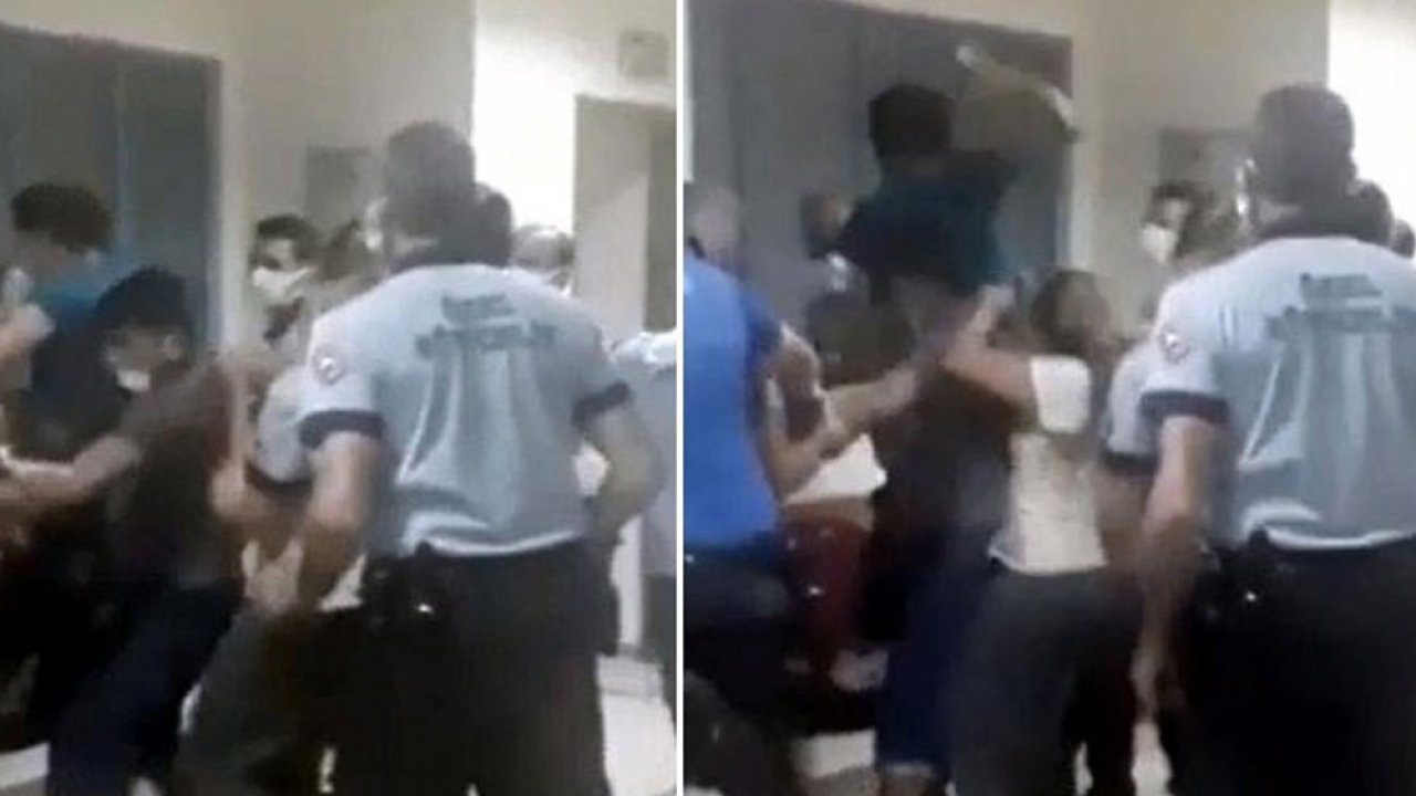 'Enjeksiyon sırasında çocuğun kolunu acıttı' diyerek hemşireyi darp ettiler