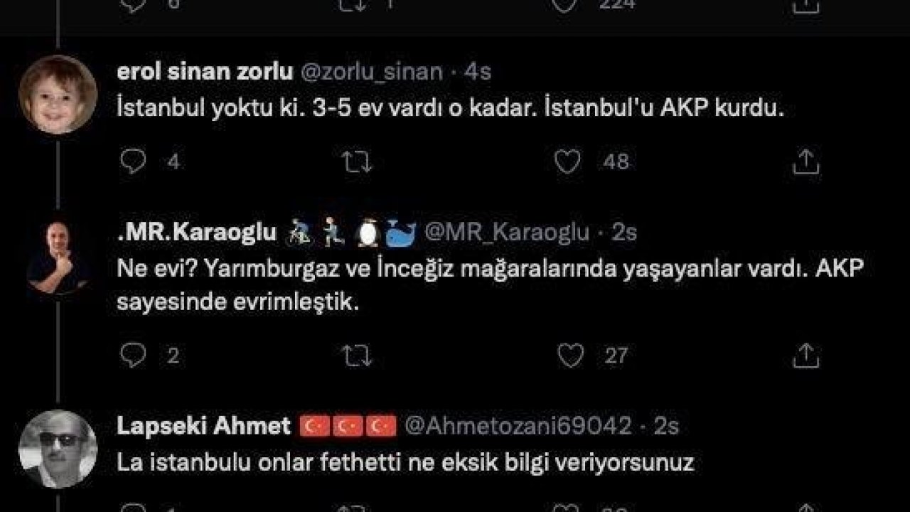 Denizi AKP getirdi En çok bu caps paylaşılıyor
