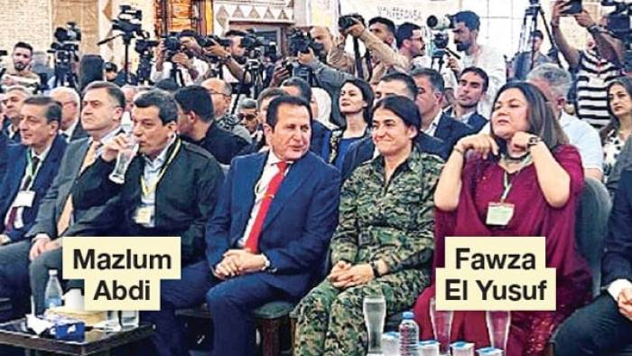 Kamışlı’daki Skandal Toplantı: DEM’li Vekiller ve Kırmızı Listedeki Teröristler Yan Yana!