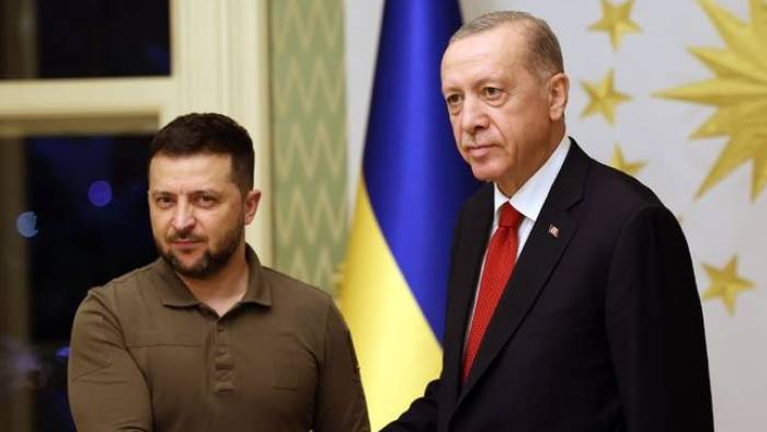 Erdoğan, Ukrayna Devlet Başkanı Volodimir Zelenski ile Görüştü