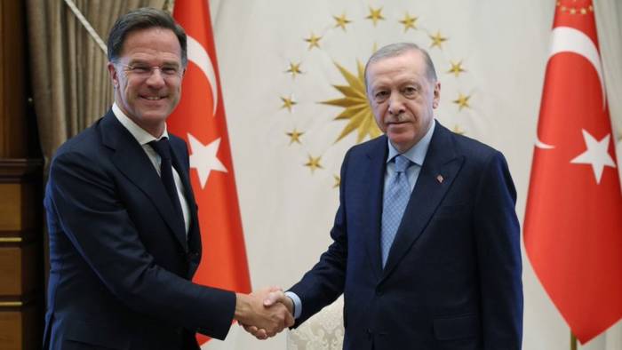 Erdoğan, NATO Genel Sekreteri Rutte ile Görüştü