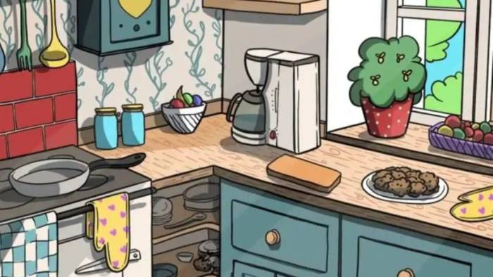 Gerçek Dahilere Özel! Resimde Gizlenmiş Fareyi 9 Saniyede Bulmak İçin 130 IQ Gerekiyor