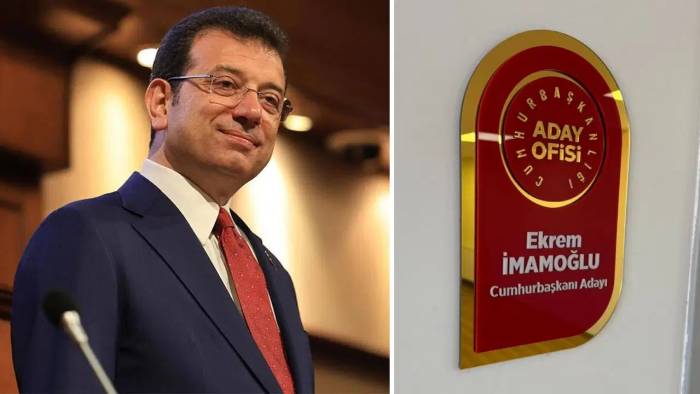 CHP'li Gençler, Cumhurbaşkanlığı Aday Ofisi'ne Yürüdü: İmamoğlu'na Destek!