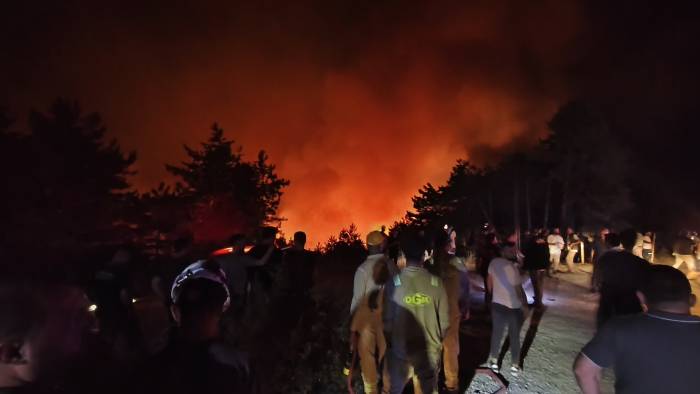Karabük'te Orman Yangınına 6 Saattir Aralıksız Müdahale!