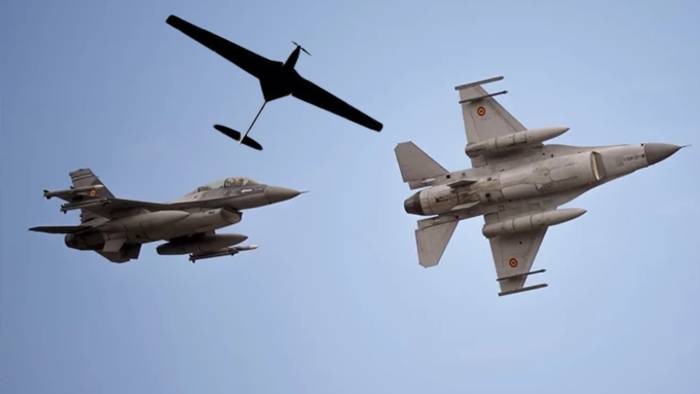 Romanya Hava Sahasına Giren Rus İHA'sı Sonrası F-16'lar Havalandı