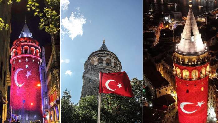 Türkiye-Almanya finali Galata Kulesi’ne yansıyor, İstanbullular dev ekranda buluşuyor!