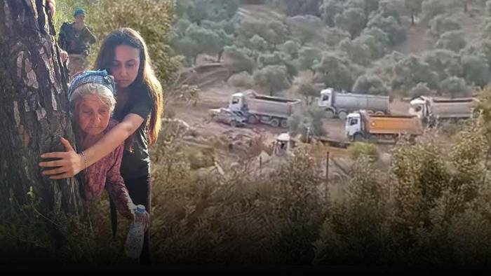 Akbelen’de sabah baskını: Zeytin ağaçları jandarma eşliğinde kesiliyor