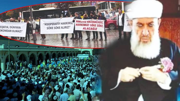 Menzil Cemaatinde Miras Kavgası Sokaklara Taştı: Üsküdar’da Pankartlı Protesto