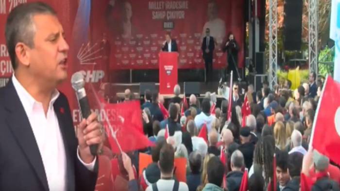 Özgür Özel Brüksel Mitinginde Konuştu: 