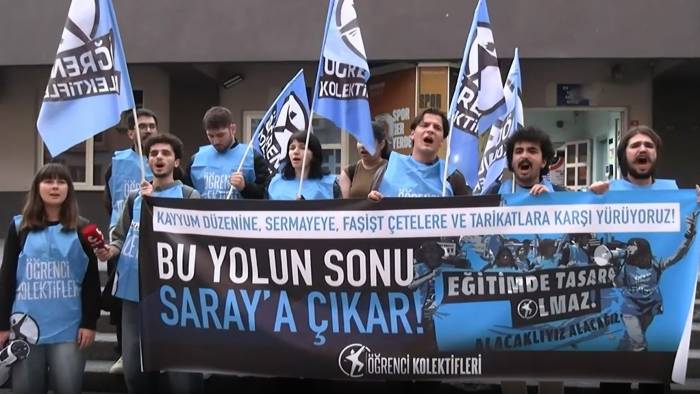 Öğrenci Kolektifleri'nden KYK Protestosu: 